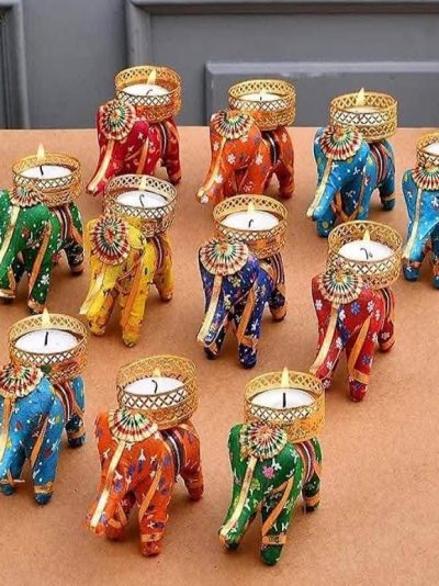 Handcrafted Elephant Candle