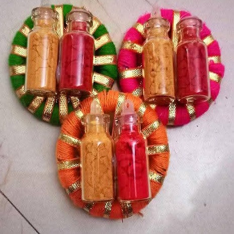 Kumkum–Haldi Bottle Set